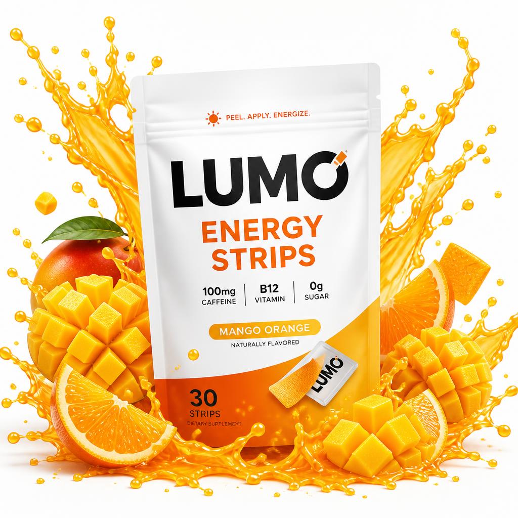 LUMO Energy Strips Mango Orange pouch