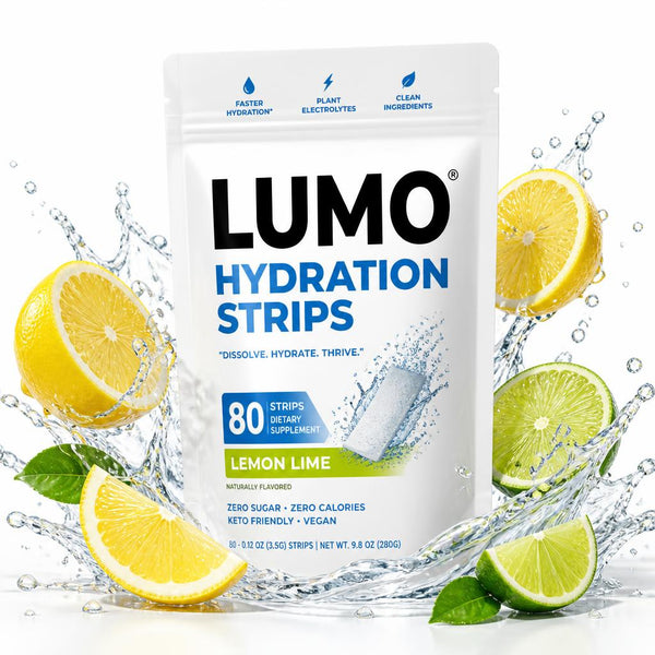 LUMO Hydration Strips Lemon Lime pouch